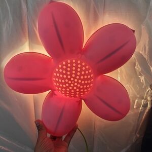 IKEA Pink Flower Wall Lamp